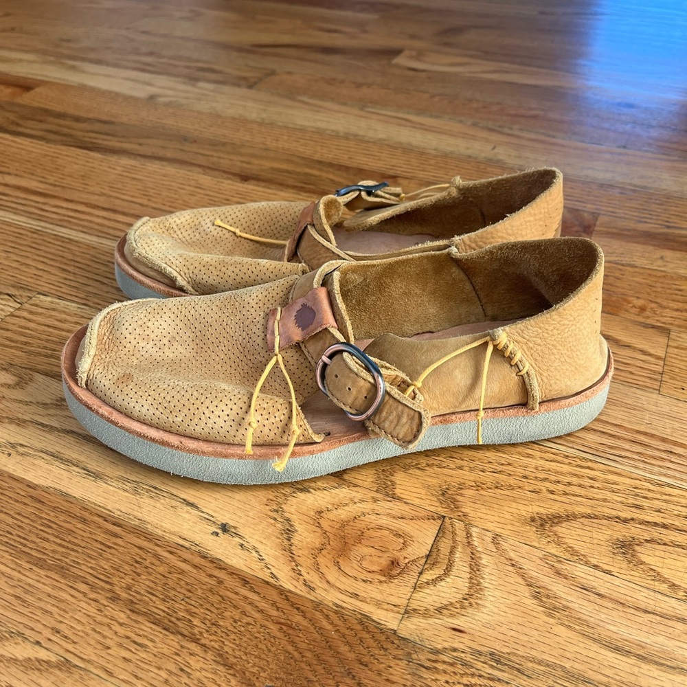 Satorisan Unisex Microperforated Benirras Loden Tan Sandals Size EU 37
